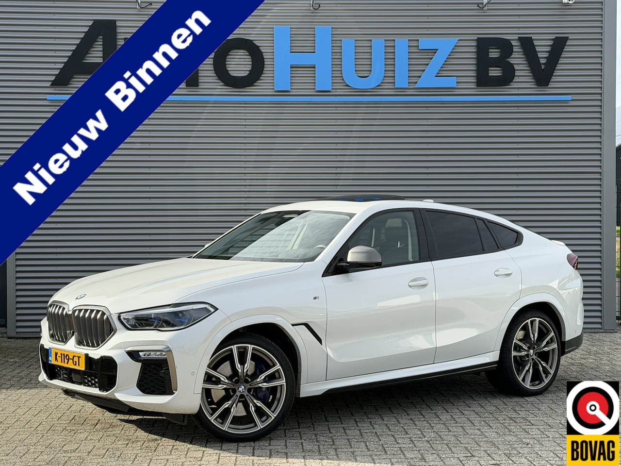 BMW X6 - M50d 400 PK xDrive High Executive M Sport Trekhaak Laser licht Panoramadak Sky Lounge Acht - AutoWereld.nl