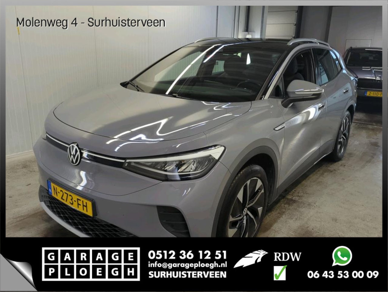 Volkswagen ID.4 - Life 77 kWh Soh 90% Warmtepomp Trekhaak Stuur/Stoelverw - AutoWereld.nl