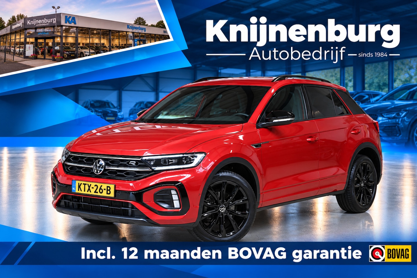 Volkswagen T-Roc - 1.5 TSI 150pk R-Line Business+ | IQ. Light | Camera | Elek. klep | 100% (Dealer) onderhoud - AutoWereld.nl