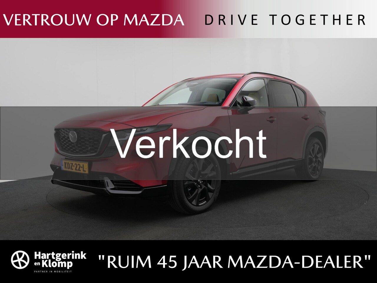 Mazda CX-5 - 2.5 E-SKYACTIV G Homura automaat | Panorama Pack | Tan lederen interieur | elektrisch wegk - AutoWereld.nl