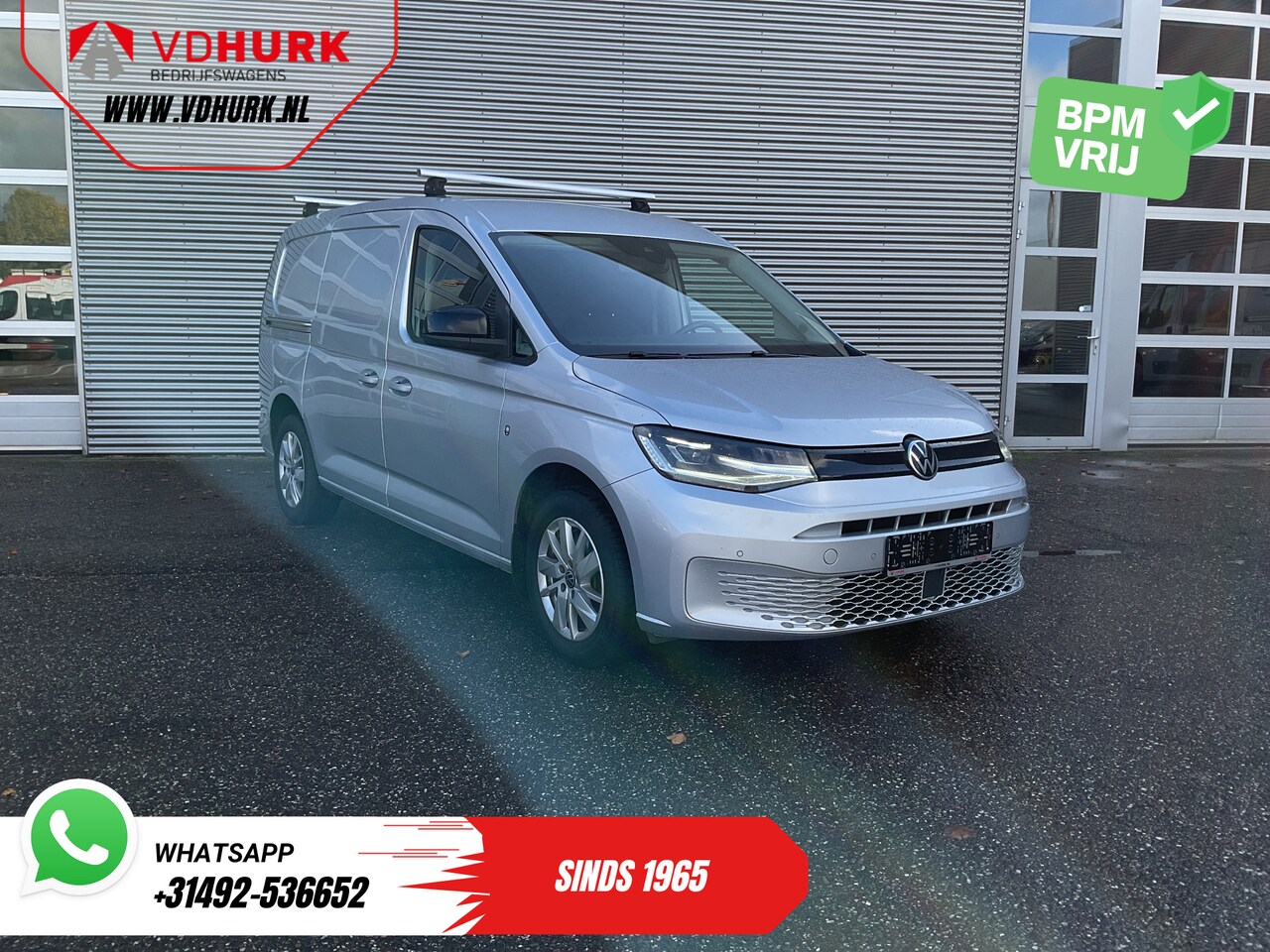 Volkswagen Caddy Cargo Maxi - 2.0 TDI 125 pk DSG Aut. LED/ Adapt.Cruise/ Standkachel/ Stoelverw./ Carplay/ Camera/ PDC/ - AutoWereld.nl