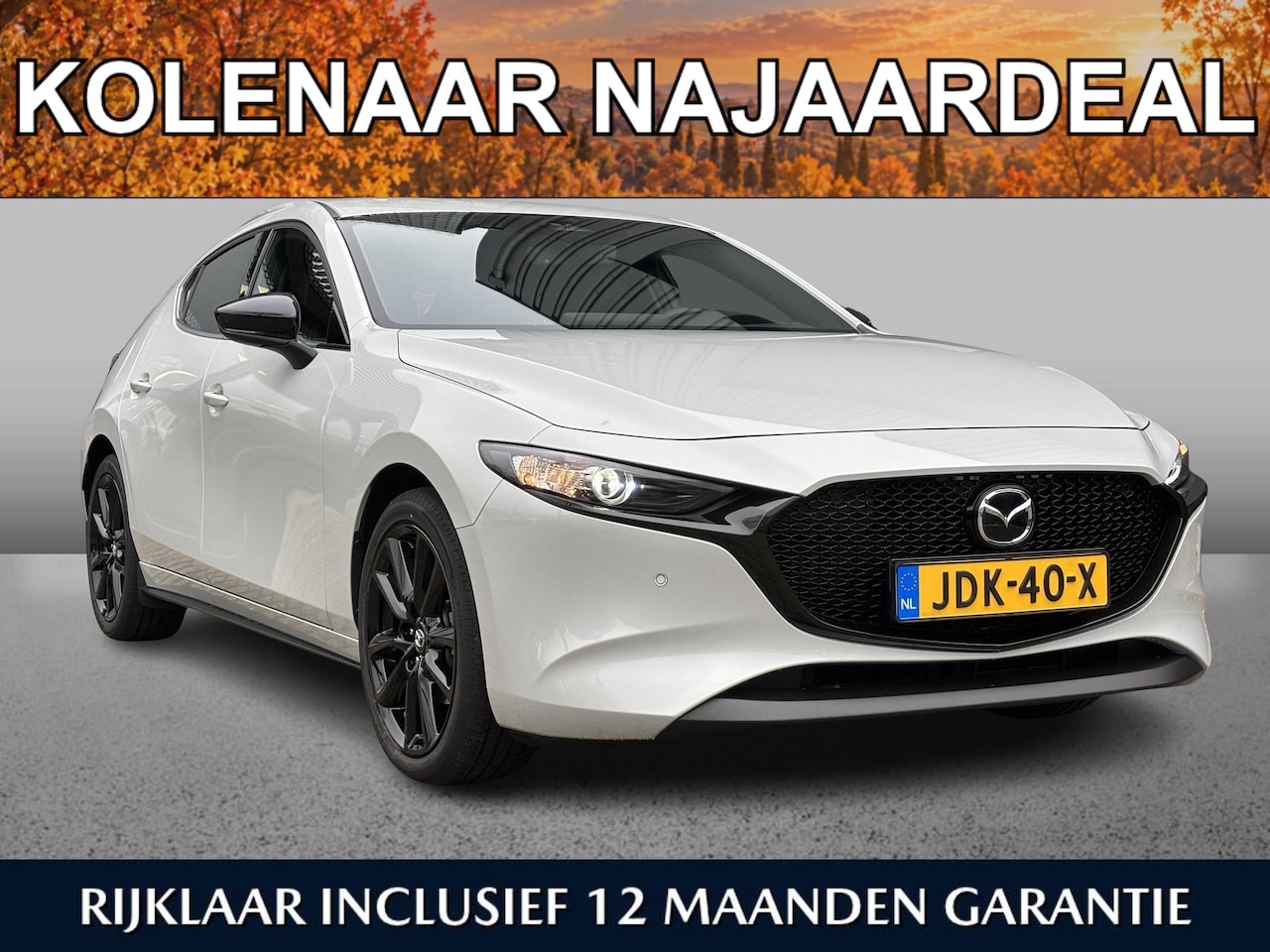 Mazda 3 - 2.5 e-SkyActiv-G M Hybrid 140 Homura /Kolenaar Najaardeal/Demonstratieauto/ACC/CAM/Verwarm - AutoWereld.nl