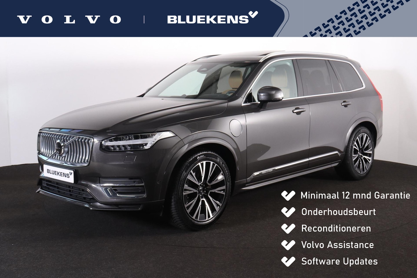 Volvo XC90 - T8 Recharge AWD Ultimate Bright - Luchtvering - Panorama/schuifdak - IntelliSafe Assist & - AutoWereld.nl