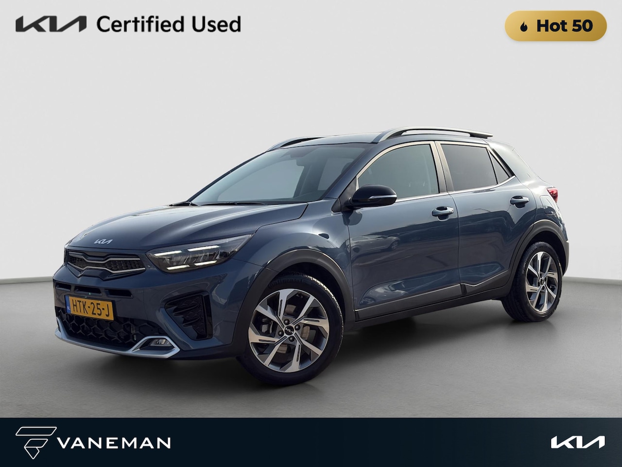 Kia Stonic - 1.0 T-GDi MHEV GT-Line | Cruise | Start/Stop | Half-leder | Stoel- en Stuurverwarming | LE - AutoWereld.nl