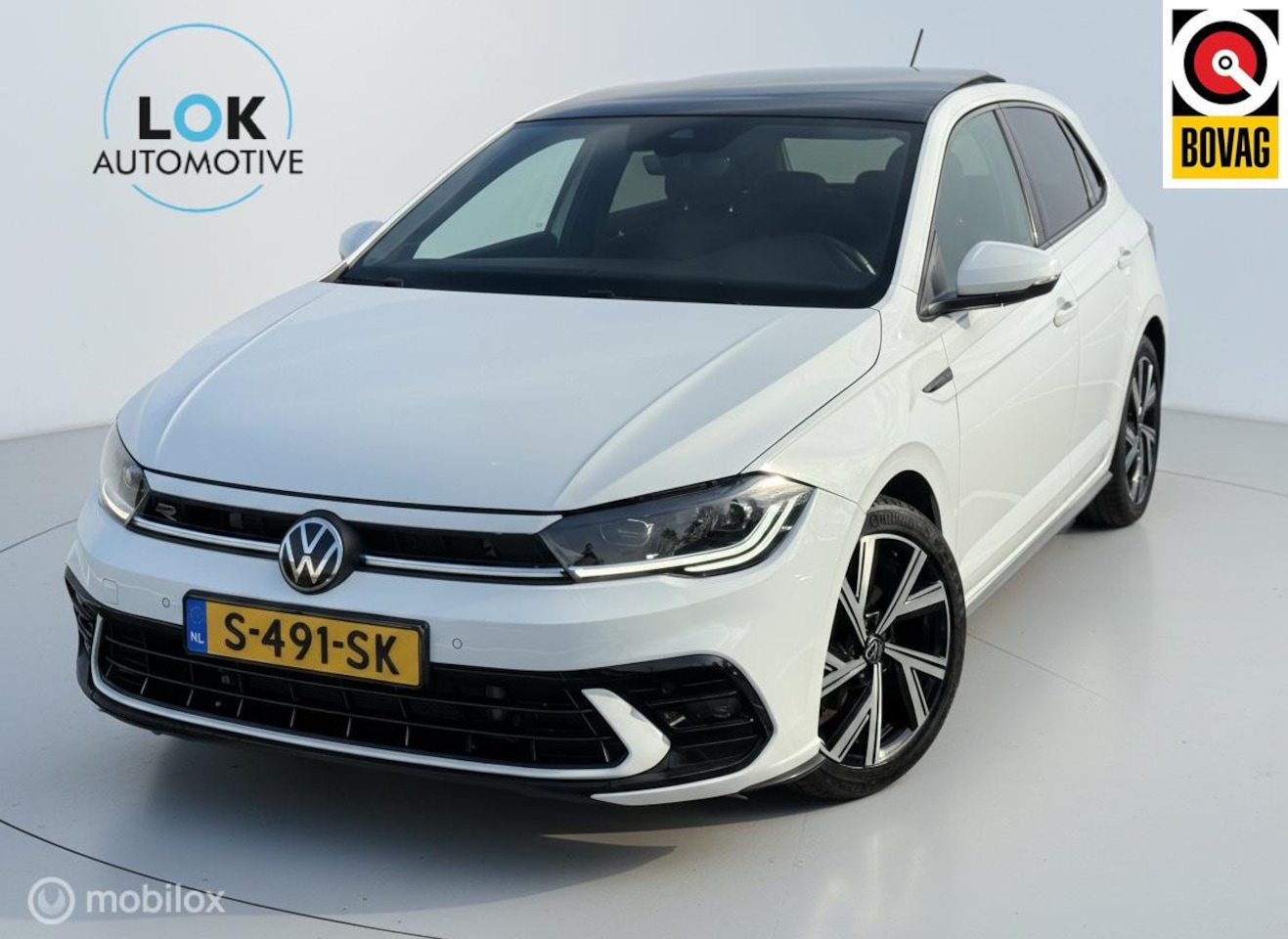 Volkswagen Polo - 1.0 TSI R-Line PANO|IQLIGHT|CAMERA|KEYLESS| - AutoWereld.nl
