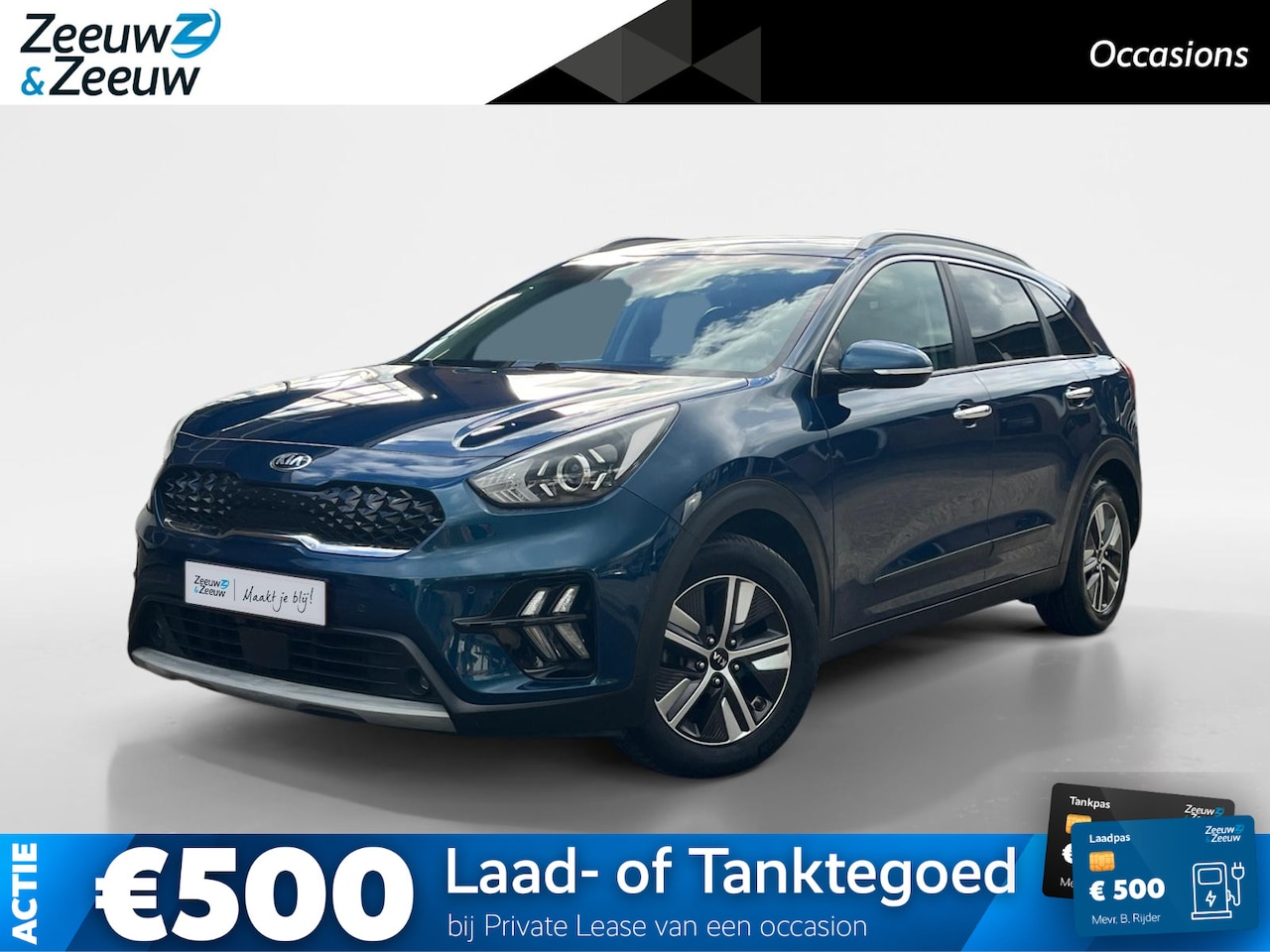 Kia Niro - 1.6 GDi Hybrid DynamicPlusLine | Achteruitrijcamera | Dodehoek detectie | Apple/Android Au - AutoWereld.nl