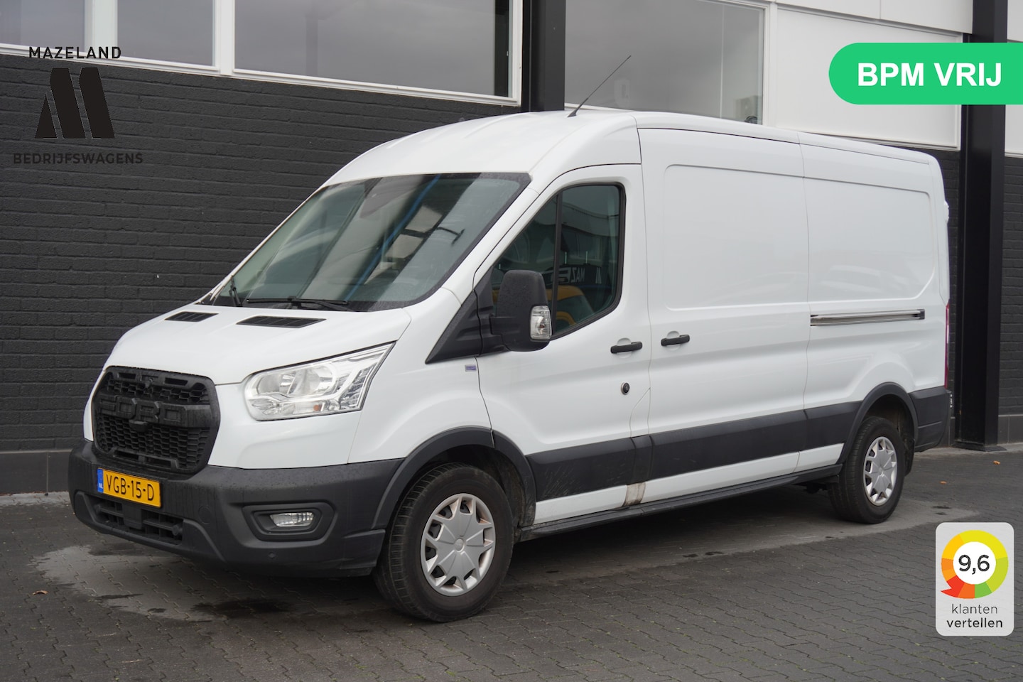 Ford Transit - 2.0 TDCI 130PK L3H2 MHEV EURO 6 - Airco - Navi - Cruise - €14.950,- Excl. - AutoWereld.nl