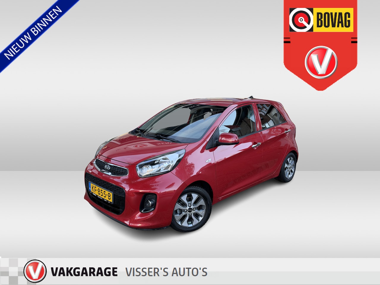 Kia Picanto - 1.0 CVVT ComfortPlusLine Navigator | 14 inch  velgen |  cruise control | airco | - AutoWereld.nl