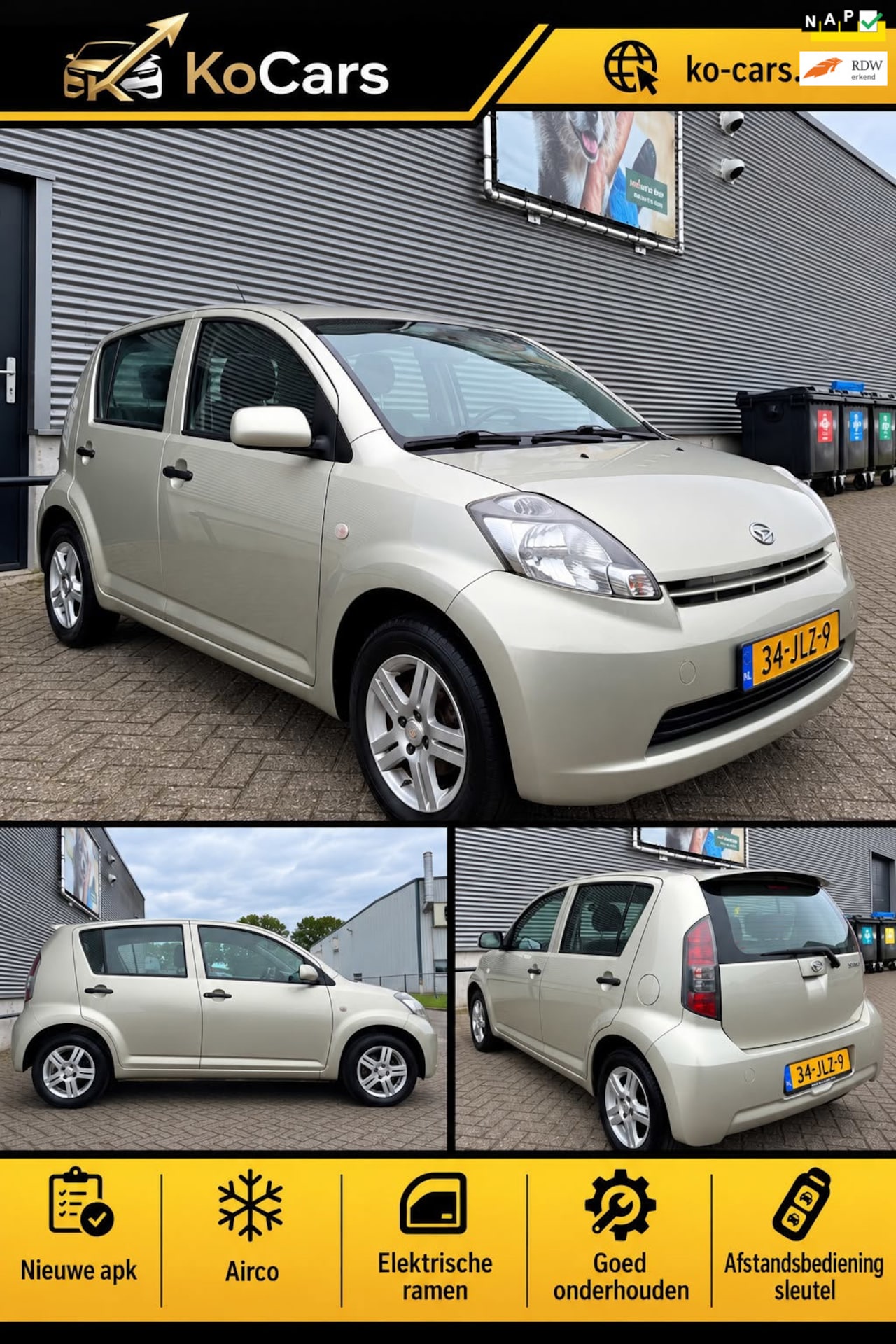 Daihatsu Sirion 2 - / Nieuwe APK / Airco / Multimedia - AutoWereld.nl