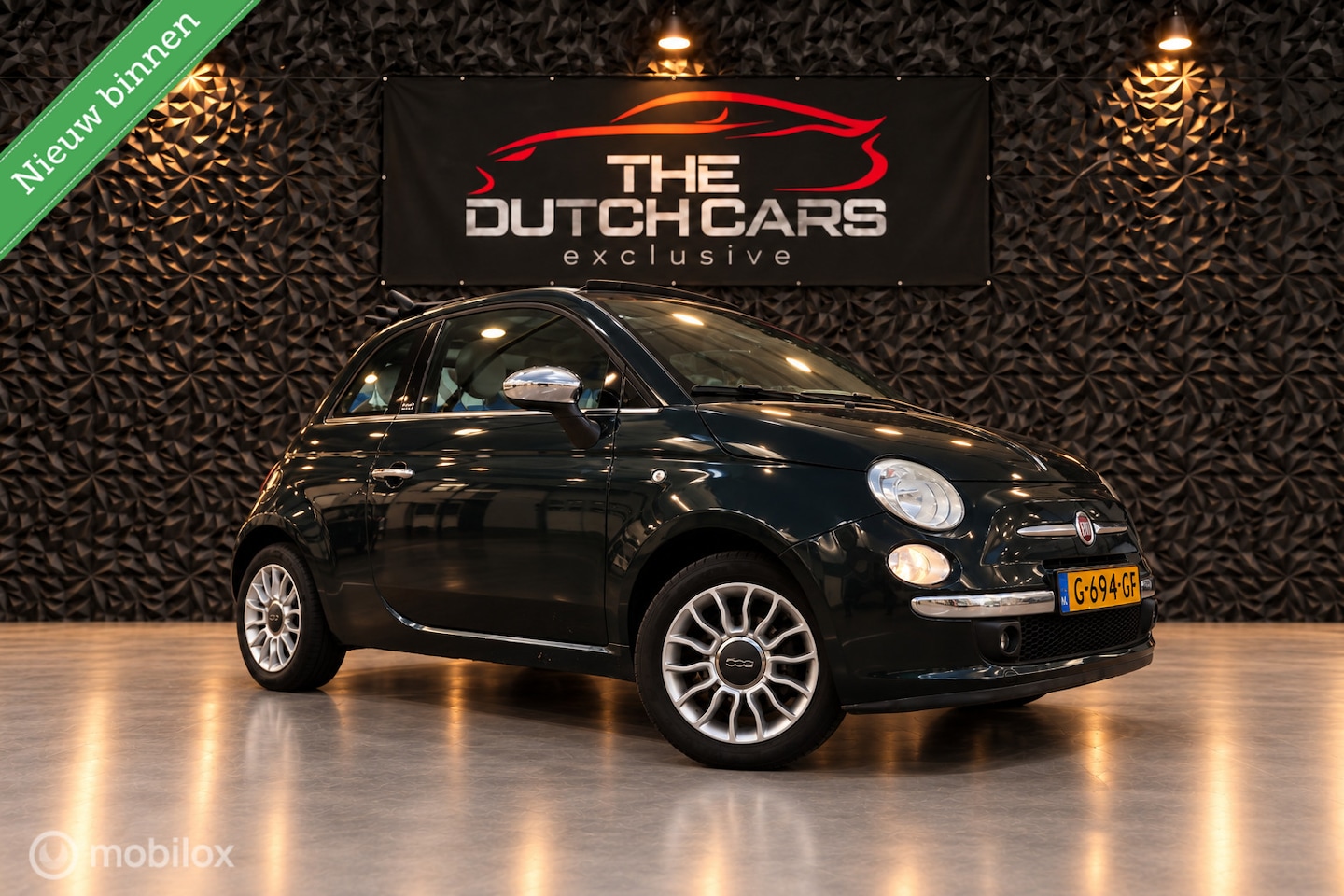 Fiat 500 C - 1.2 Lounge | Start&Stop | Panoramadak | Airco | - AutoWereld.nl