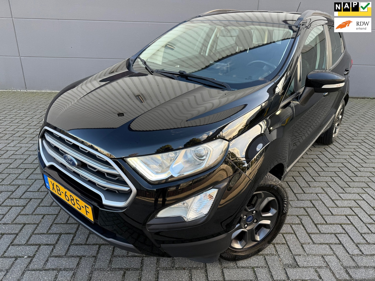 Ford EcoSport - 1.0 EcoBoost Trend Ultimate*CRUISE*NAVI*PARK SENSOREN*ELKT-RAAM*NEW APK - AutoWereld.nl