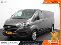 Ford Transit Custom - 320 2.0 TDCI L2H1 Limited DC Navigatie Airco Lichtmetalen velgen Trekhaak Parkeersensoren
