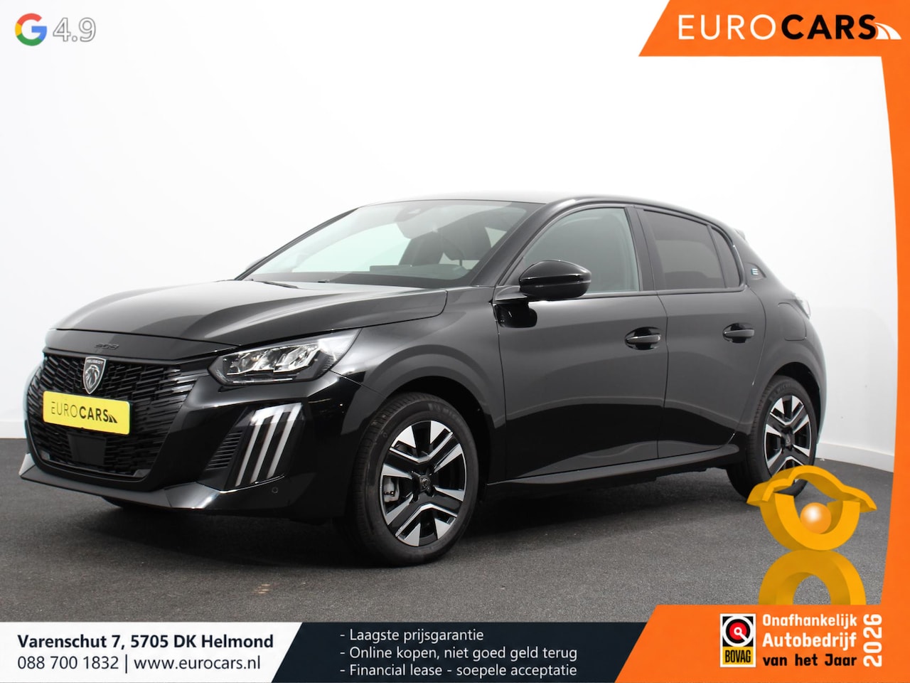 Peugeot e-208 - EV Allure Pack 50 kWh Warmtepomp Navigatie Apple Carplay Android Auto Parkeerhulp Cruise C - AutoWereld.nl