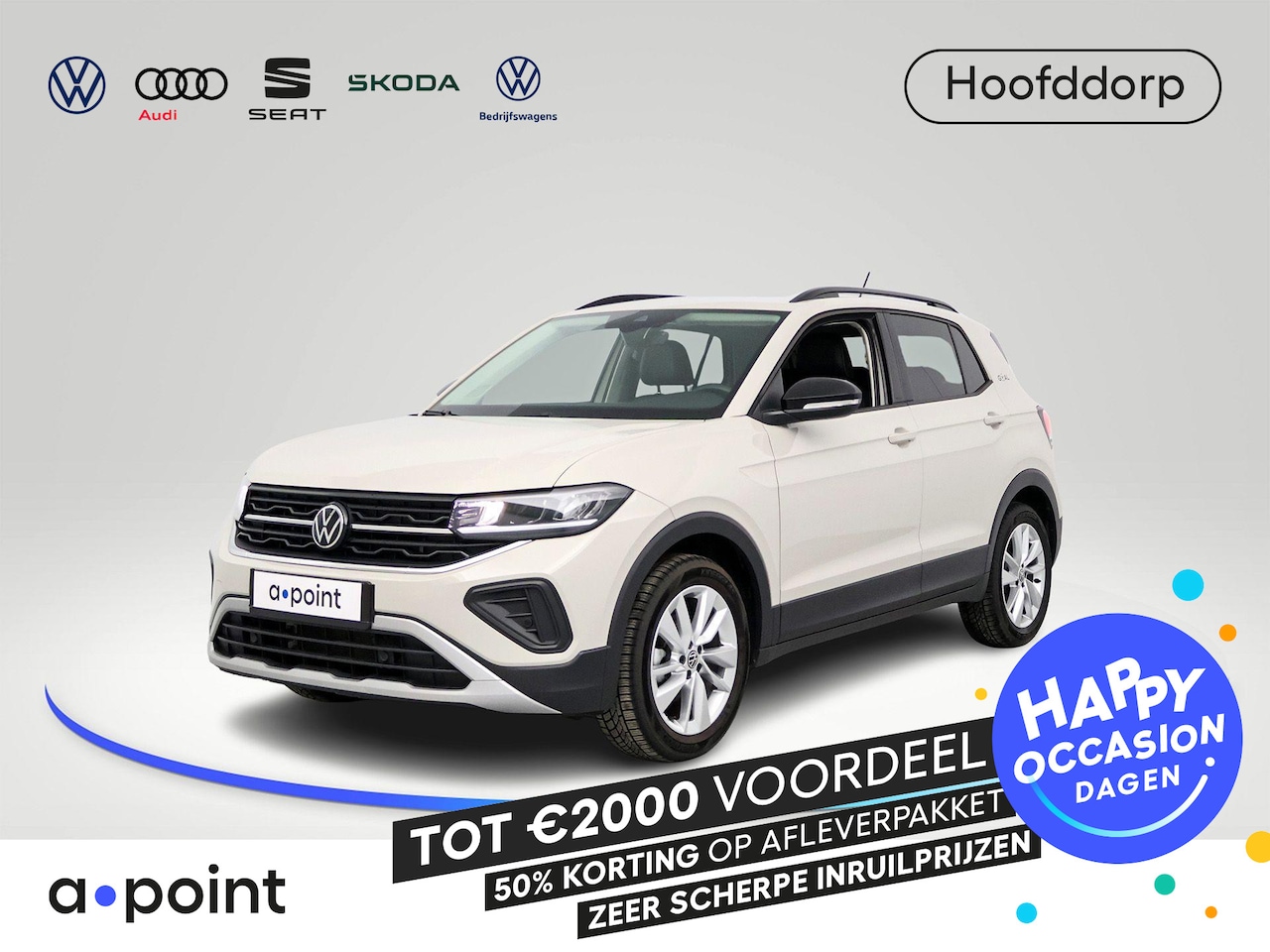 Volkswagen T-Cross - 1.0 TSI Life Goal 115 pk Automaat (DSG) | Navigatie via App | Parkeersensoren | Achteruitr - AutoWereld.nl
