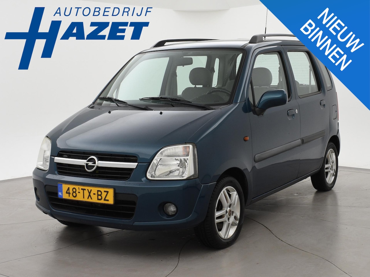 Opel Agila - 1.2-16V MAXX + LICHTMETALEN VELGEN | ORIG. NL | DAKRAILING - AutoWereld.nl