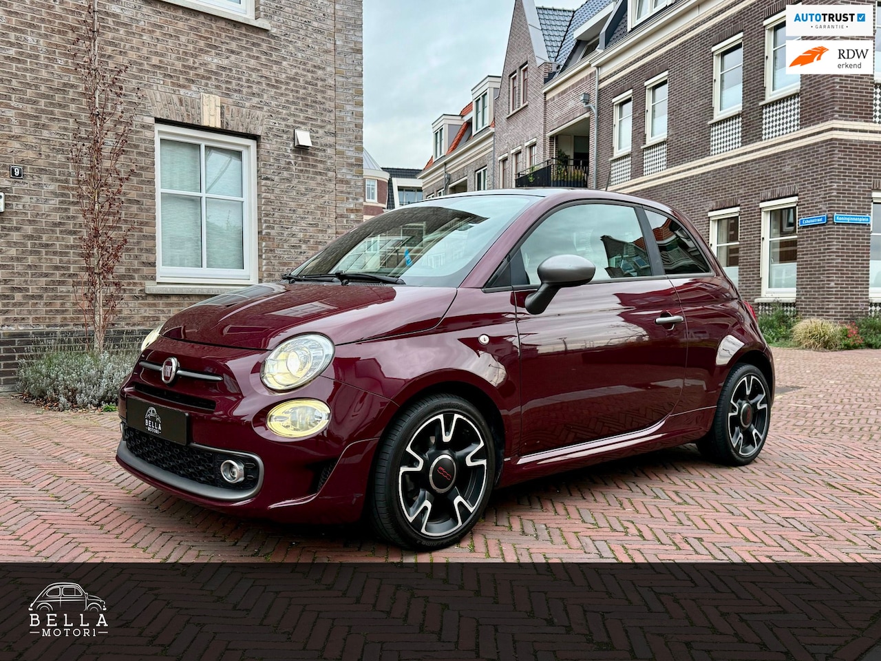 Fiat 500 - S 0.9 TwinAir 105 pk | RIJKLAARPRIJS | 6-Bak | Xenon | Apple CarPlay | Uniek Interieur | N - AutoWereld.nl