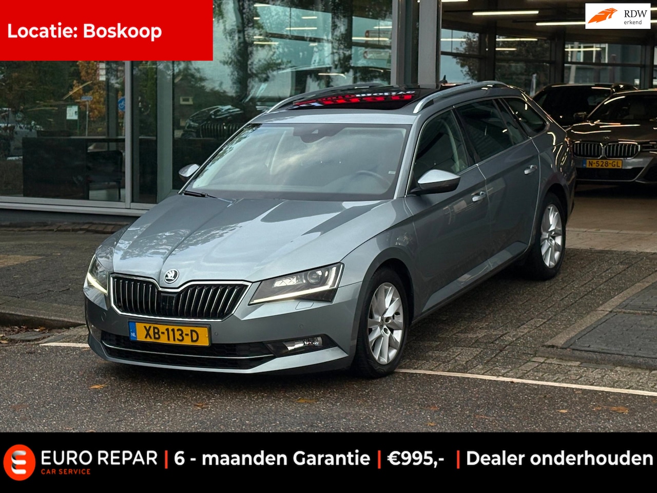Skoda Superb Combi - 1.5 TSI ACT Sportline Business PANO-DAK NL-AUTO NAP! - AutoWereld.nl