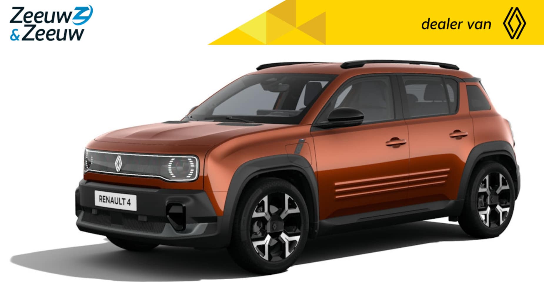 Renault 4 - Techno comfort range | Profiteer nu van €1.800,- Zeeuw & Zeeuw voorraadkorting | NU met GR - AutoWereld.nl