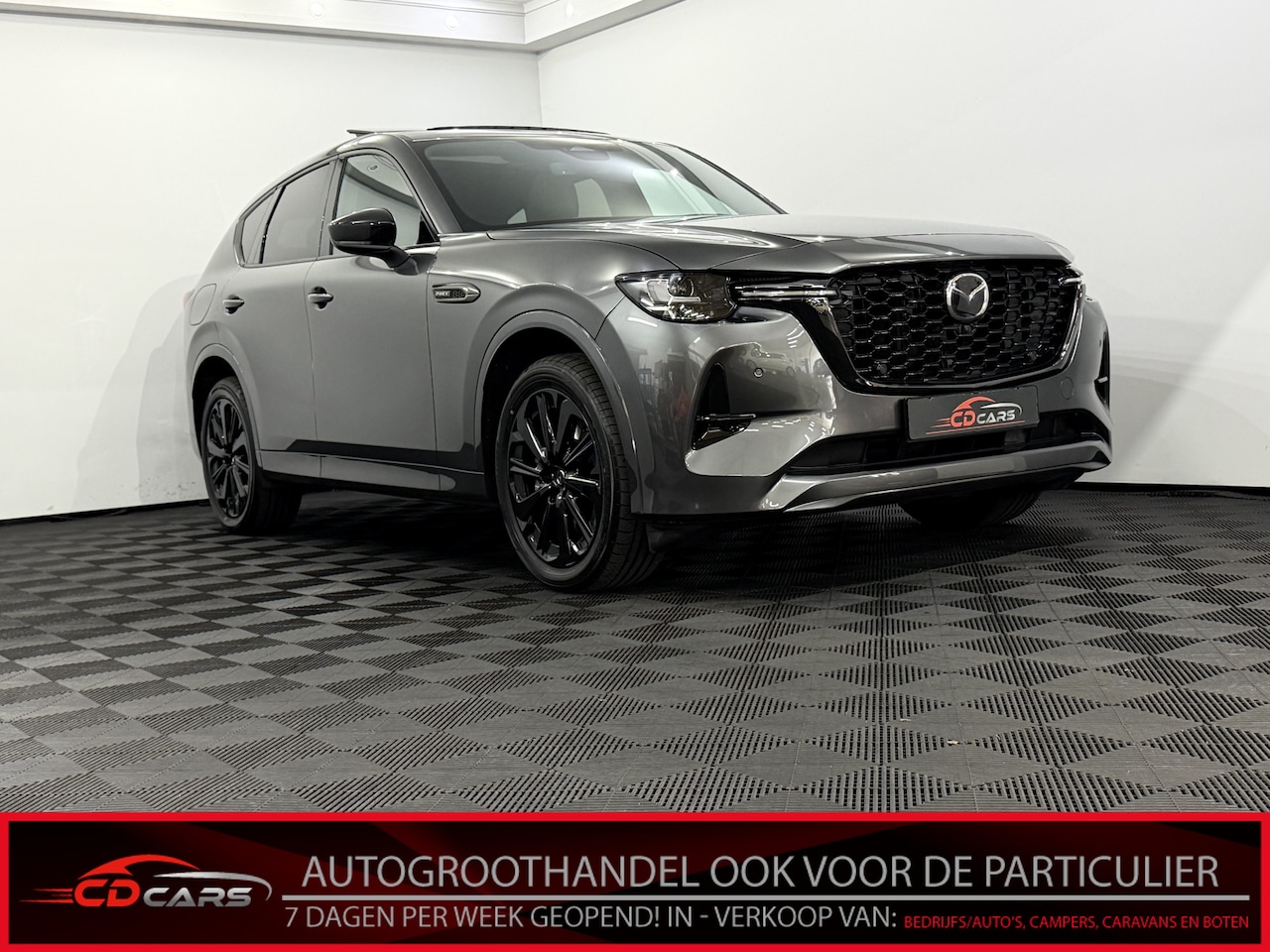 Mazda CX-60 - 2.5 e-SkyActiv PHEV Homura Plus Panoramadak, 360 Camera, Bose geluidsysteem, Head-up displ - AutoWereld.nl