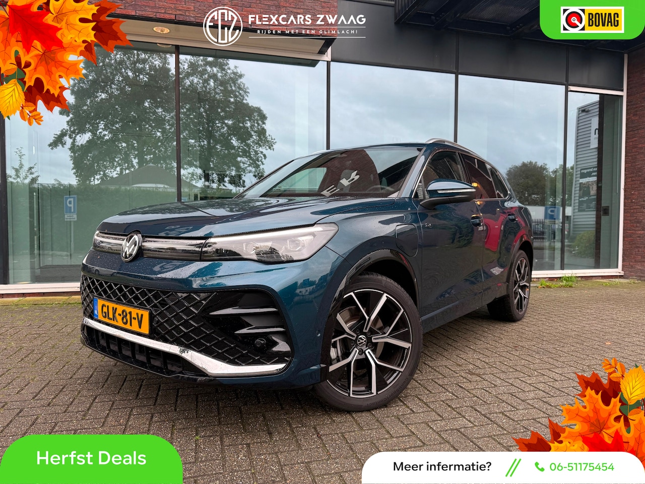 Volkswagen Tiguan - 1.5 eHybrid R-Line Business - Automaat - Pano/Schuifdak - Winterpakket- Navi - Org.NL - AutoWereld.nl