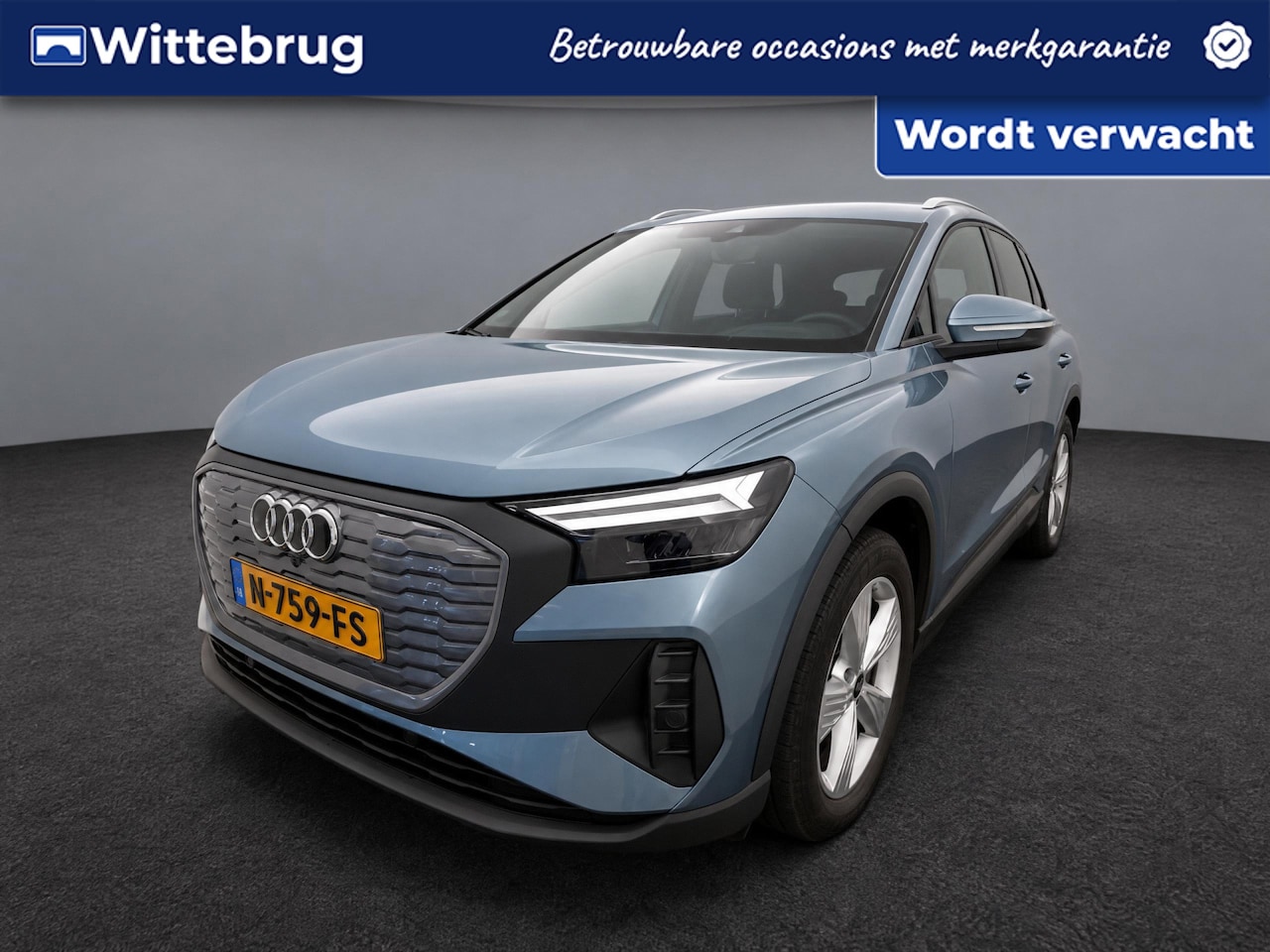 Audi Q4 e-tron - 40 Launch edition 77 kWh / Navigatie / App connect / Parkeersensoren / Lichtmetaal 19 inch - AutoWereld.nl