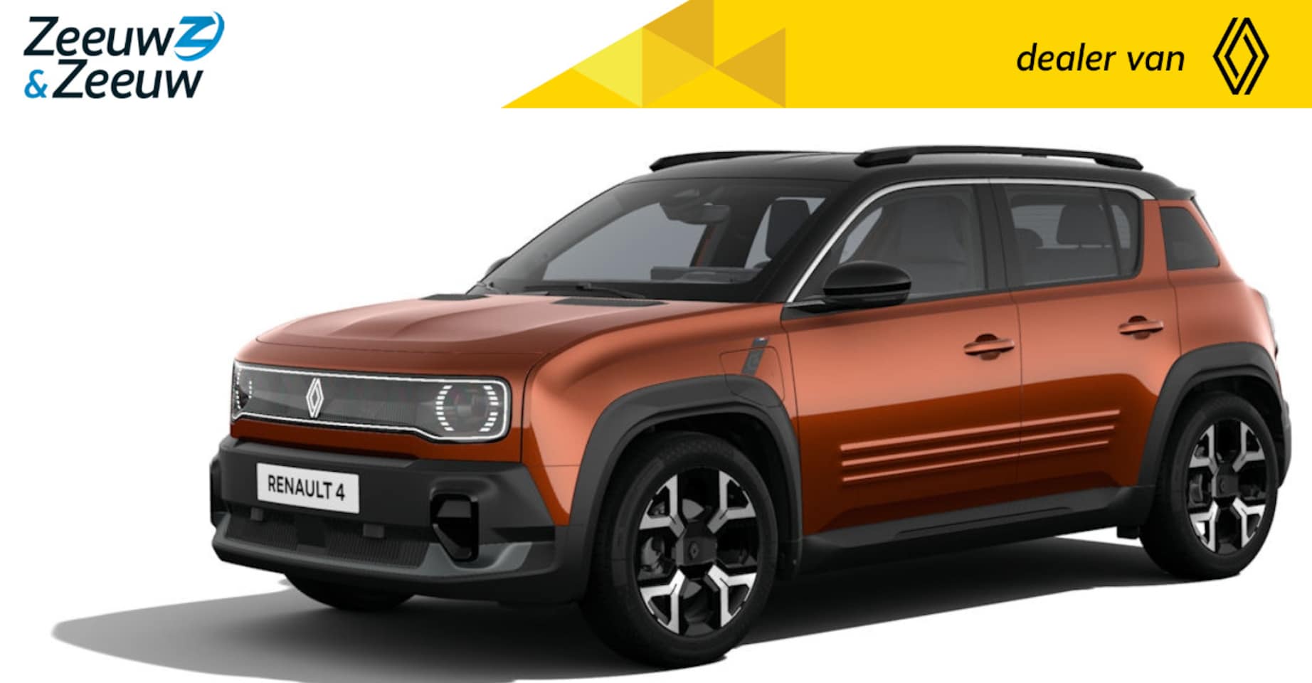 Renault 4 - Techno comfort range | Profiteer nu van €1.800,- Zeeuw & Zeeuw voorraadkorting | NU met GR - AutoWereld.nl