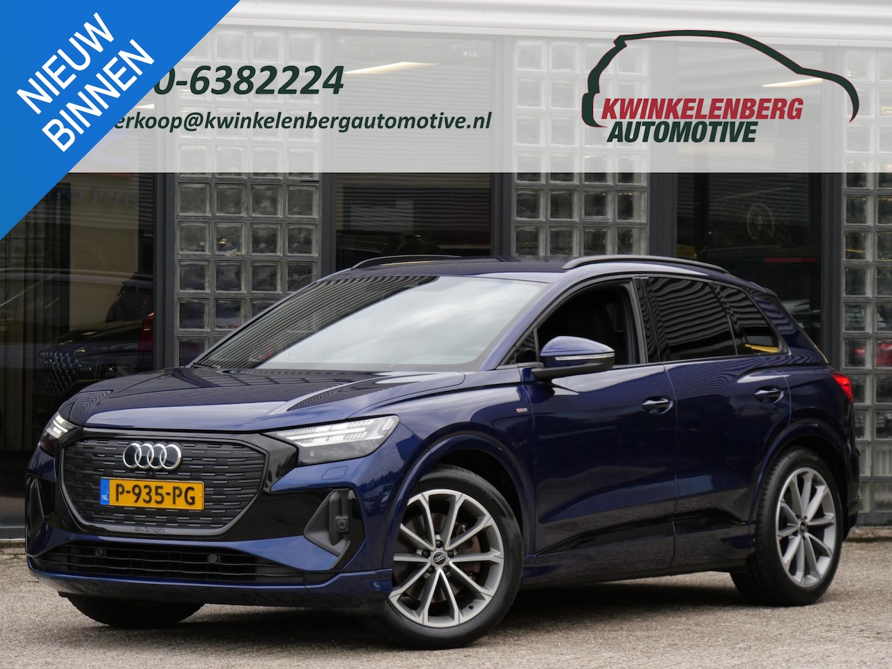 Audi Q4 e-tron - 40 S-COMPETITION/ S-LINE/ LEER/ TREKHAAK/ ELEKT. STOEL/ SOH 94% - AutoWereld.nl