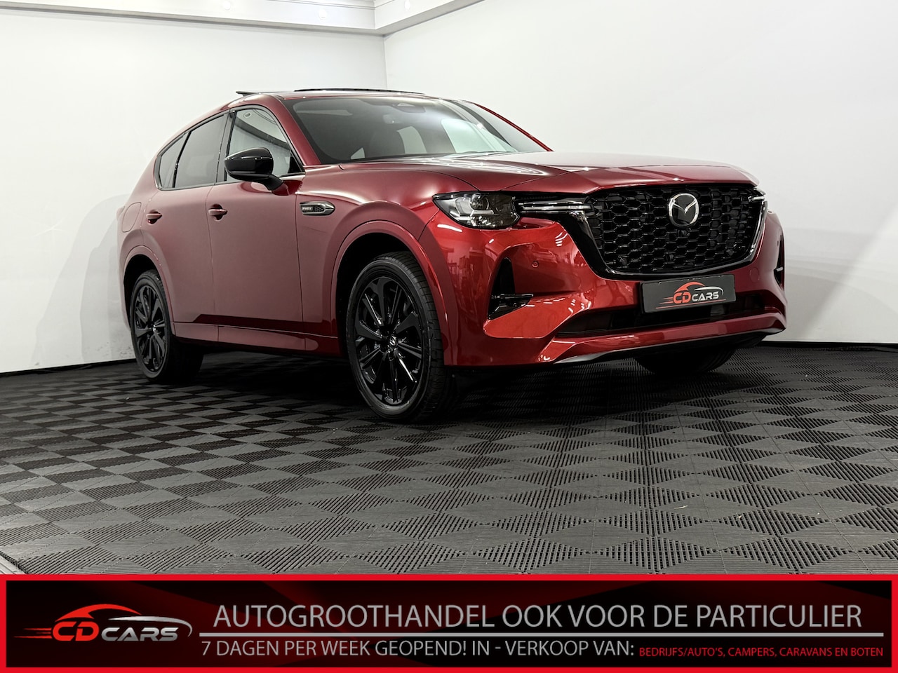 Mazda CX-60 - 2.5 e-SkyActiv PHEV Homura Plus Panoramadak, 360 Camera, Bose geluidsysteem, Head-up displ - AutoWereld.nl