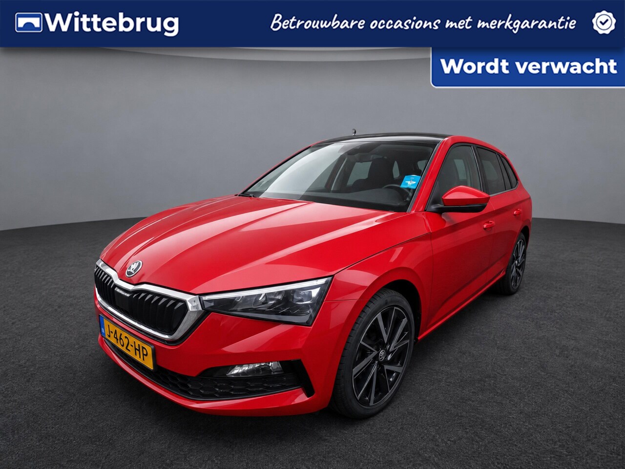 Skoda Scala - 1.0 TSI Sport Business / Pano / LED / App connect / Climate controle / Parkeersensoren ac - AutoWereld.nl