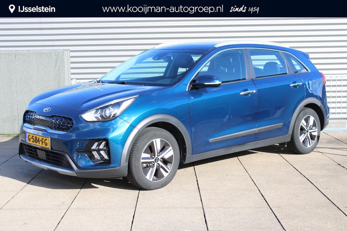Kia Niro - 1.6 GDi Hybrid DynamicLine Navigatie / Trekhaak /  Zeer lage kmstand  49.000KM - AutoWereld.nl