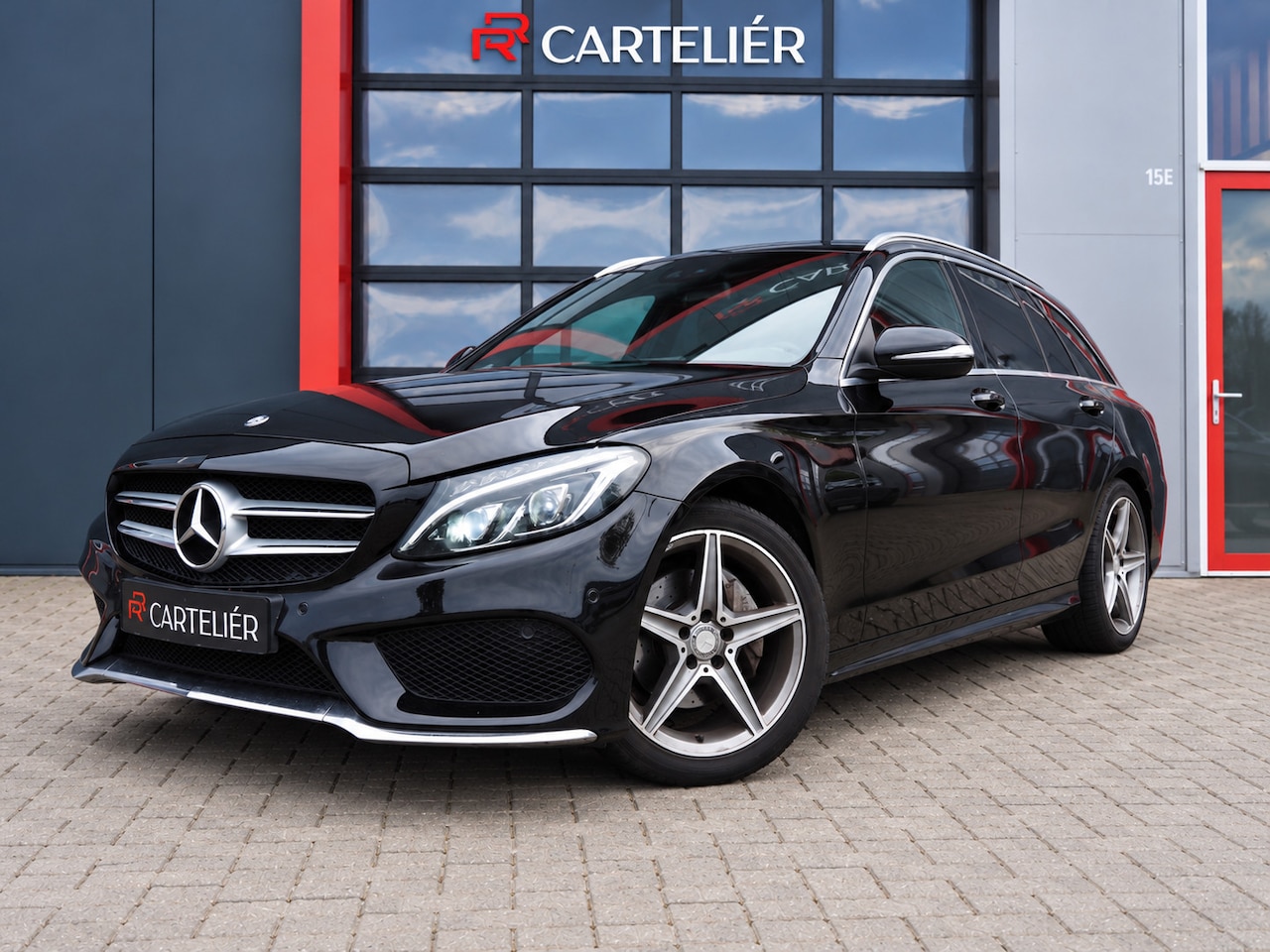 Mercedes-Benz C-klasse Estate - 200 | AMG Line | Burmester | Led | Ambient | Cruise | Bluetooth | Camera | Automaat - AutoWereld.nl