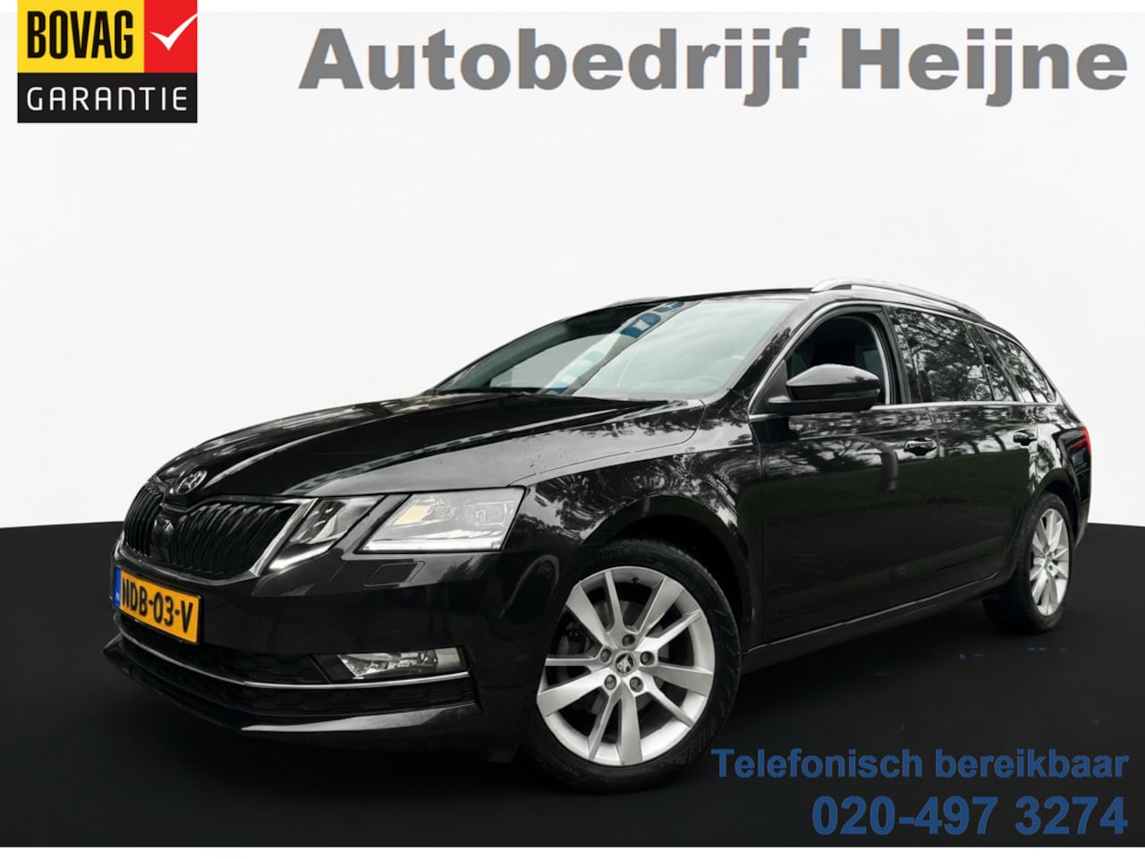 Skoda Octavia Combi - 1.5 TSI 150PK DSG GREENTECH BUSINESS PLUS EDITION TREKHAAK/CAMERA/CARPLAY/LEDER - AutoWereld.nl