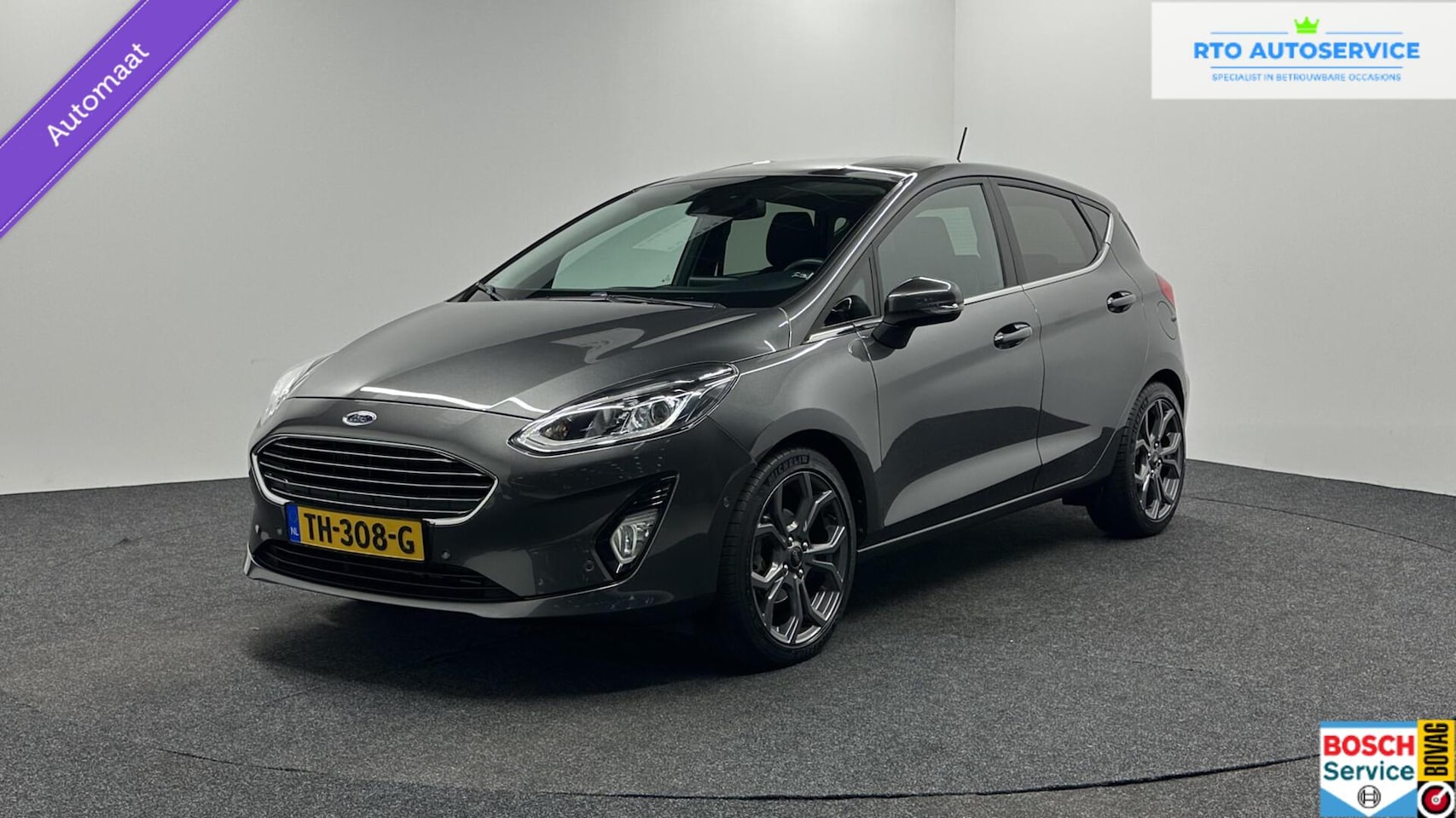Ford Fiesta - 1.0 EcoBoost Titanium TREKHAAK CARPLAY NAVI CRUISE LM ECC 65000KM . - AutoWereld.nl