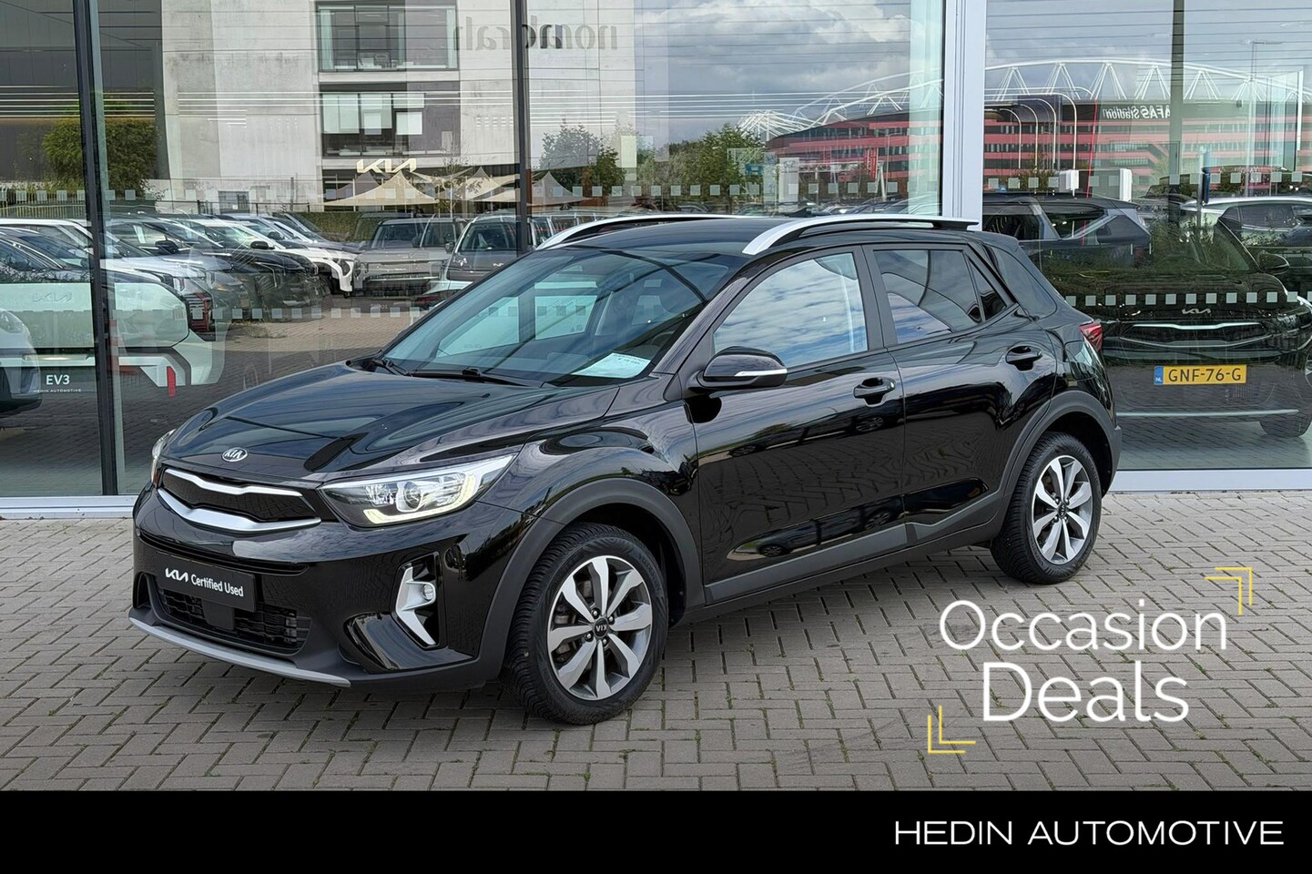 Kia Stonic - 1.0 Turbo 120PK DynamicPlusLine Aut. | 25.000km! | Tot 10 jaar fabrieksgarantie | Navigati - AutoWereld.nl