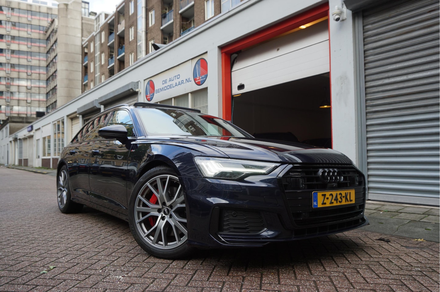Audi A6 Avant - 55 TFSI e quattro Pro Line S Competition Aut7 Black Optic Pano | 360 | Trekhaak | B&O | Ad - AutoWereld.nl