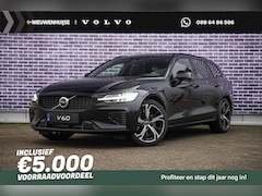Volvo V60 - 2.0 T6 Plug-in hybrid AWD Ultra Dark | Schuif-/kanteldak | Head Up Display | Donker Glas |