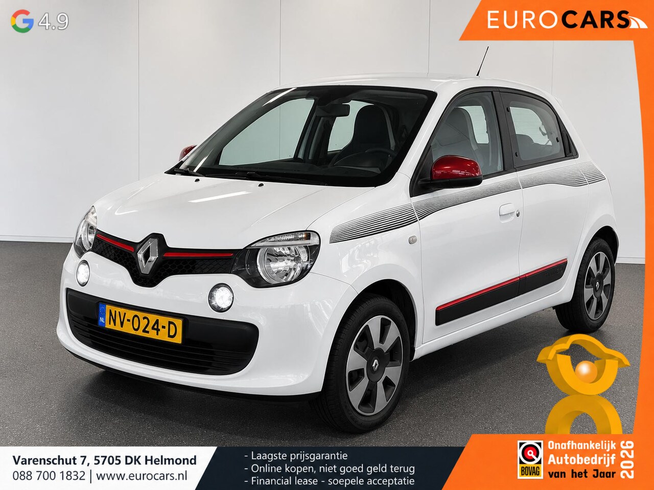 Renault Twingo - 1.0 SCe Collection Airco Cruise Control Bluetooth Multifunctioneel Stuurwiel Elektrische R - AutoWereld.nl