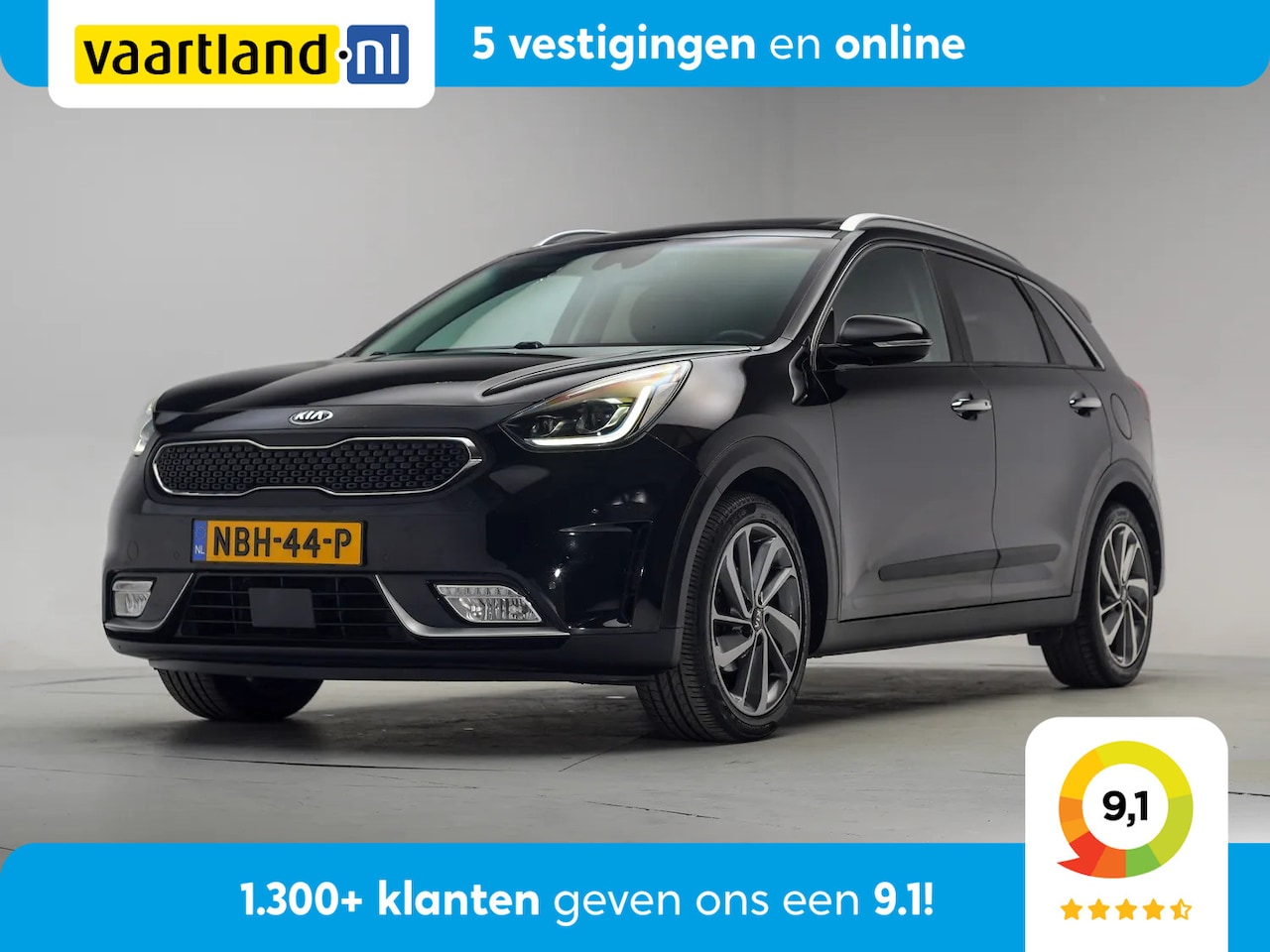 Kia Niro - 1.6 GDi Hybrid ExecutiveLine Aut. [ Leder Schuifdak JBL Stoelverwarming/ventilatie ] - AutoWereld.nl