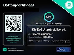 Kia EV6 - PLUS 77KWH ACCU 100% GARANTIE TOT 2032* BIJNA 2022. STUUR & STOEL VERWARMING . PARKEERSENS