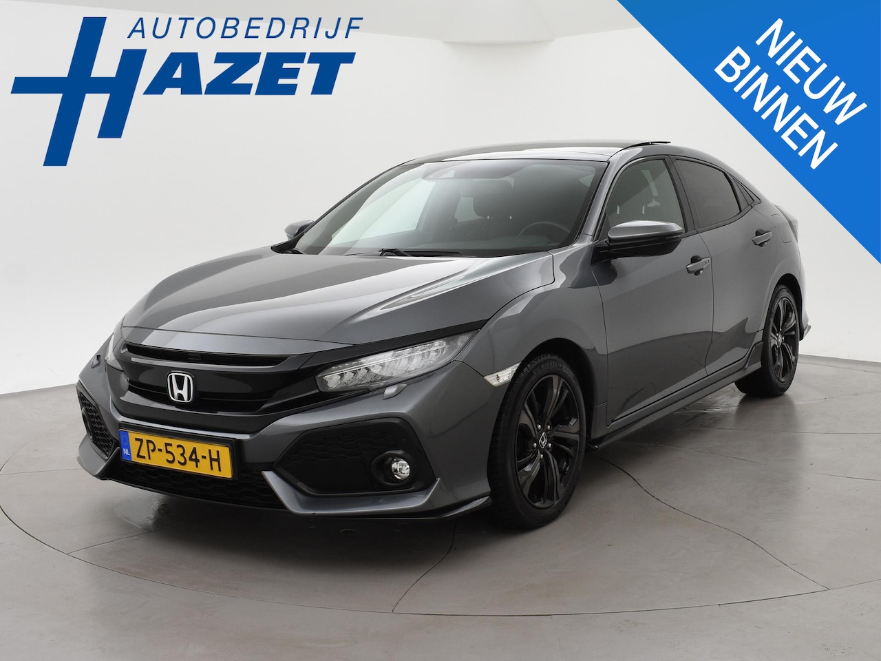Honda Civic - 1.5 i-VTEC 182 PK PRESTIGE AUT. + PANORAMA | SPORTUITLAAT | CARPLAY | ADAPTIVE CRUISE | CA - AutoWereld.nl