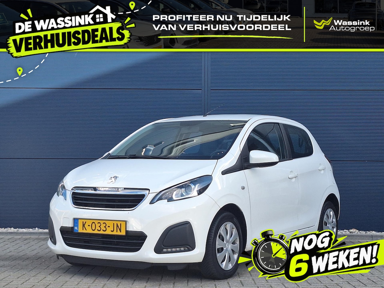 Peugeot 108 - 1.0 e-VTi 72pk 5D Active Airco I Bluetooth I Parkeerhulp - AutoWereld.nl