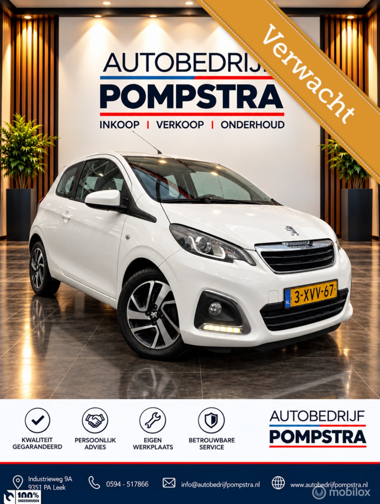 Peugeot 108 - 3 Deurs 1.0 e-VTi Allure AIRCO/MIRRORSCREEN/LMV - AutoWereld.nl