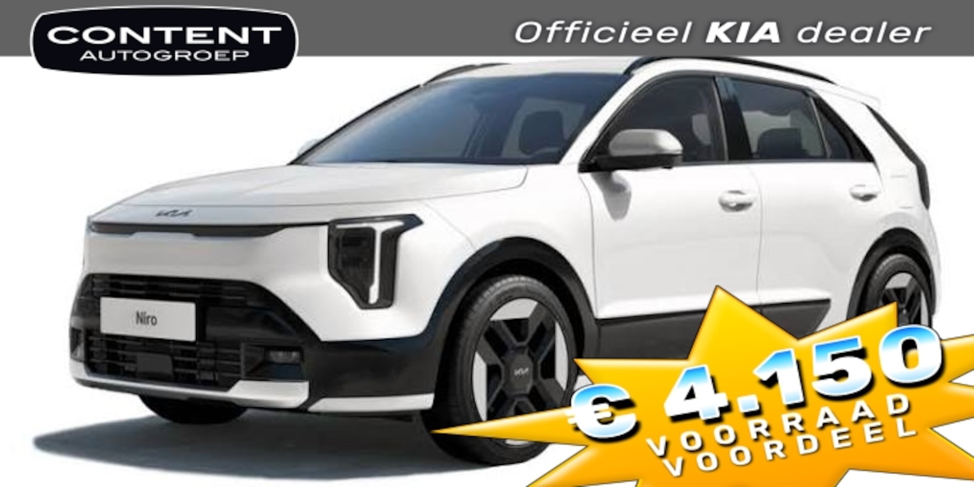 Kia e-Niro - 1.6 GDi Hybrid 138pk DCT6 DynamicLine, Direct leverbaar! - AutoWereld.nl