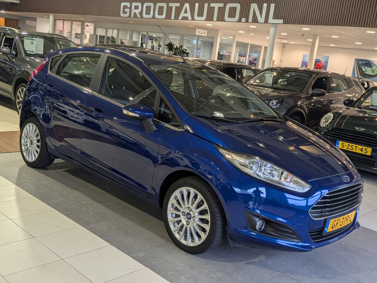 Ford Fiesta - 1.0 EcoBoost Titanium Airco, Cruise Control, Stuurbekrachtiging - AutoWereld.nl