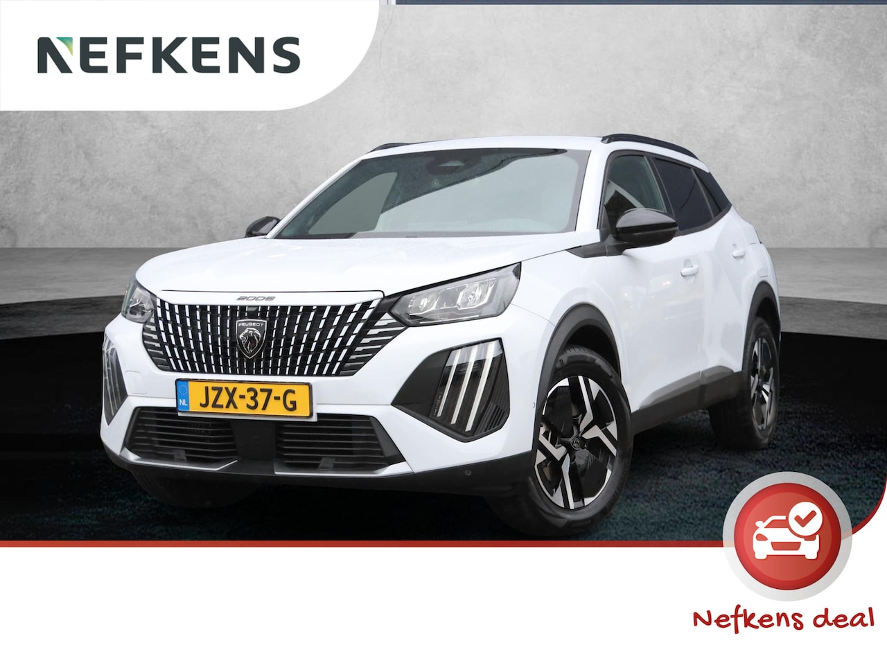 Peugeot 2008 - 1.2 Hybrid 145 Allure 8 jaar garantie! | Parkeersensoren V+A | 17" LMV | Navigatie Apple C - AutoWereld.nl