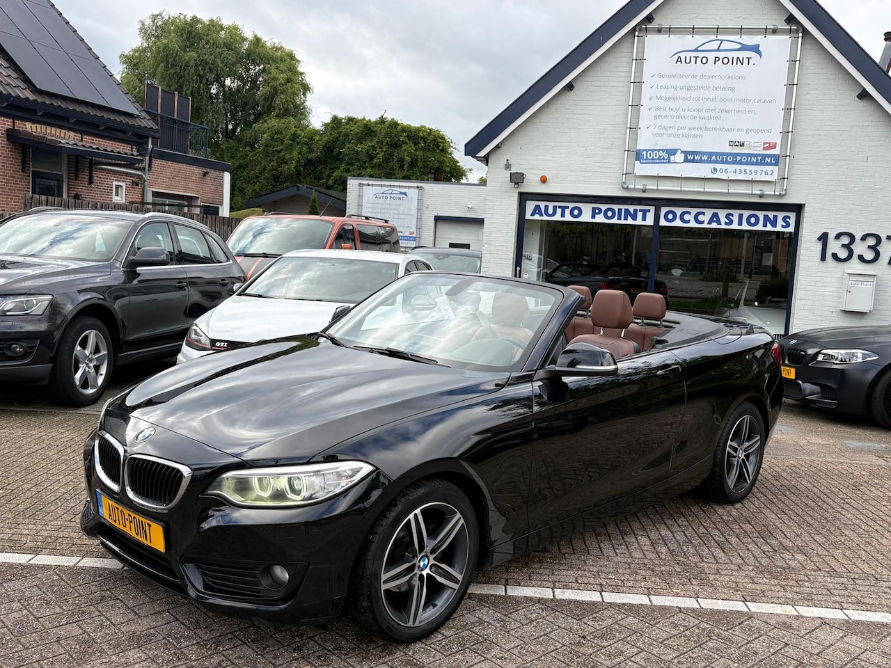 BMW 2-serie Cabrio - 218i High Executive automaat/leder/xenon/nl-auto - AutoWereld.nl