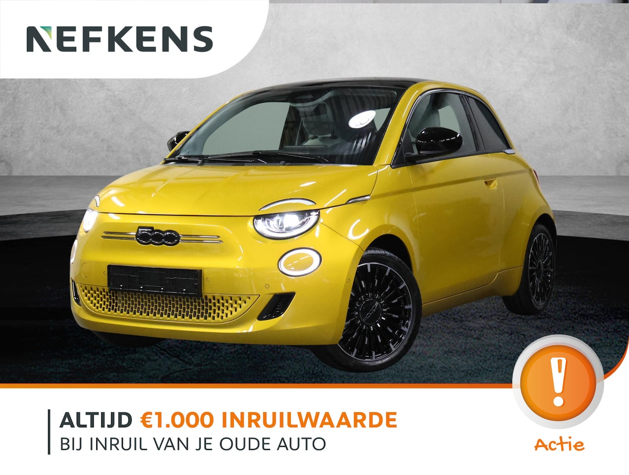 Fiat 500 - Icon 42 kWh | 8 jaar garantie | Apple CarPlay / Android Auto | Achteruitcamera | Stoelverw - AutoWereld.nl