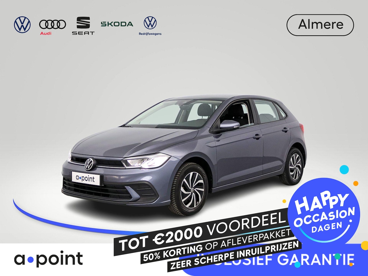 Volkswagen Polo - 1.0 TSI Life 95 pk | Navigatie via App | Parkeersensoren | Adaptieve cruise control | Appl - AutoWereld.nl