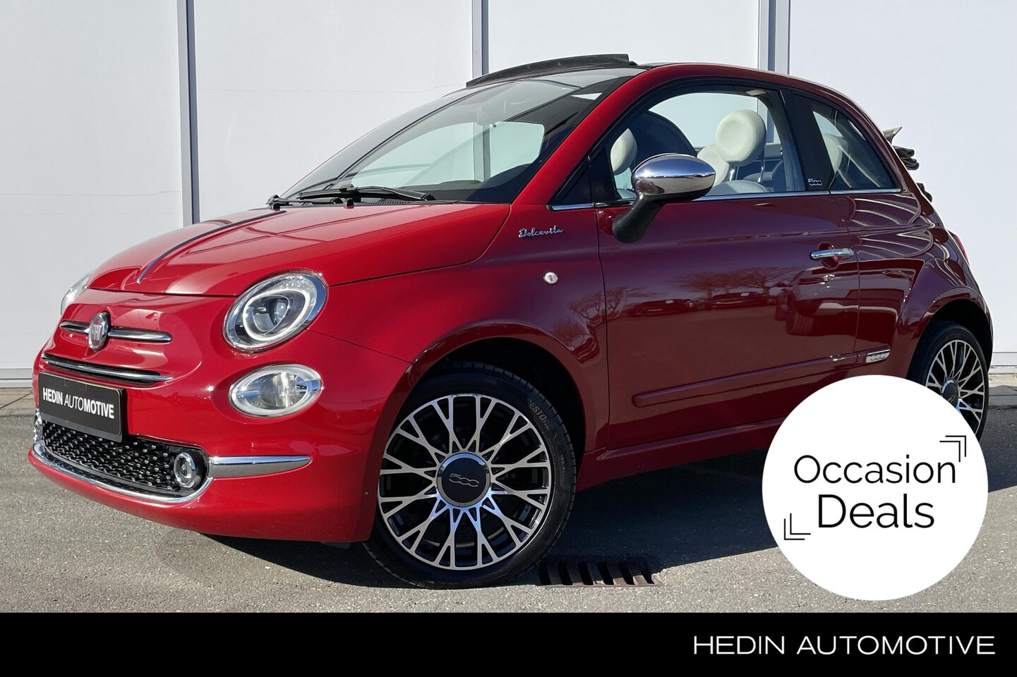 Fiat 500 C - 1.0 Hybrid Dolcevita CABRIO | Navigatie | Leder | Apple Carplay/Android Auto | Climate Con - AutoWereld.nl