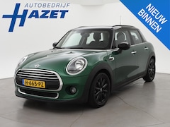 MINI 5-Deurs - 1.5 COOPER 136 PK 5-DEURS BRITISH RACING GREEN + CARBON BLACK LEDER SPORTINTERIEUR
